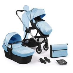 Lime Plus Poussette Avec Sac Assorti Et Double Dosette En Glacier 12,45 Kg ICANDY : Comparateur, Avis, Prix